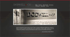 Desktop Screenshot of dodwell-law.com